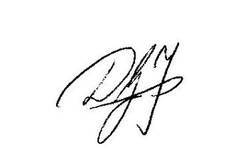 Chairman's signature